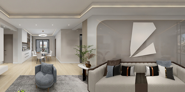 Designer-K-中惠紫荆城149-装修设计方案