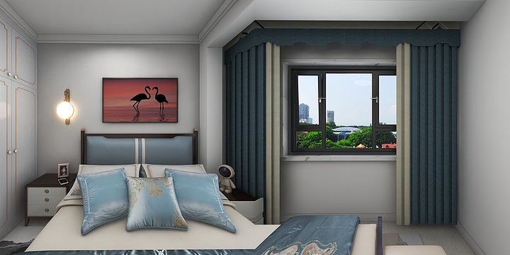 Demon丶丿-龙府御景园新中式住宅-装修设计方案