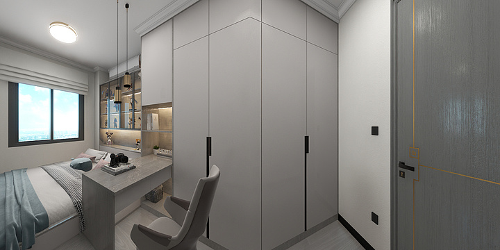 杨家匠装修工程有限公司-杨总-15栋1001-新方案-装修设计方案