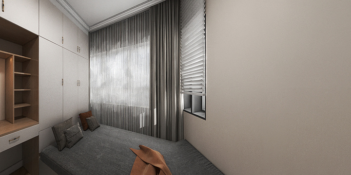 盒子空间设计工作室-硬装专业等级考核户型-副本-装修设计方案