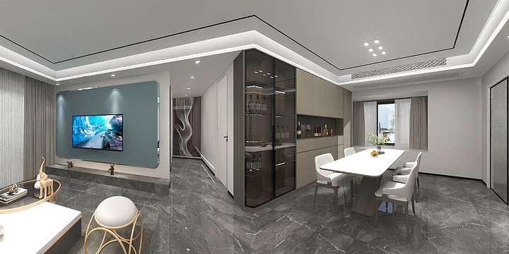 深圳市建海装饰设计工程有限公司-万丰海岸城1栋4单元4104斌哥135平-副本-装修设计方案