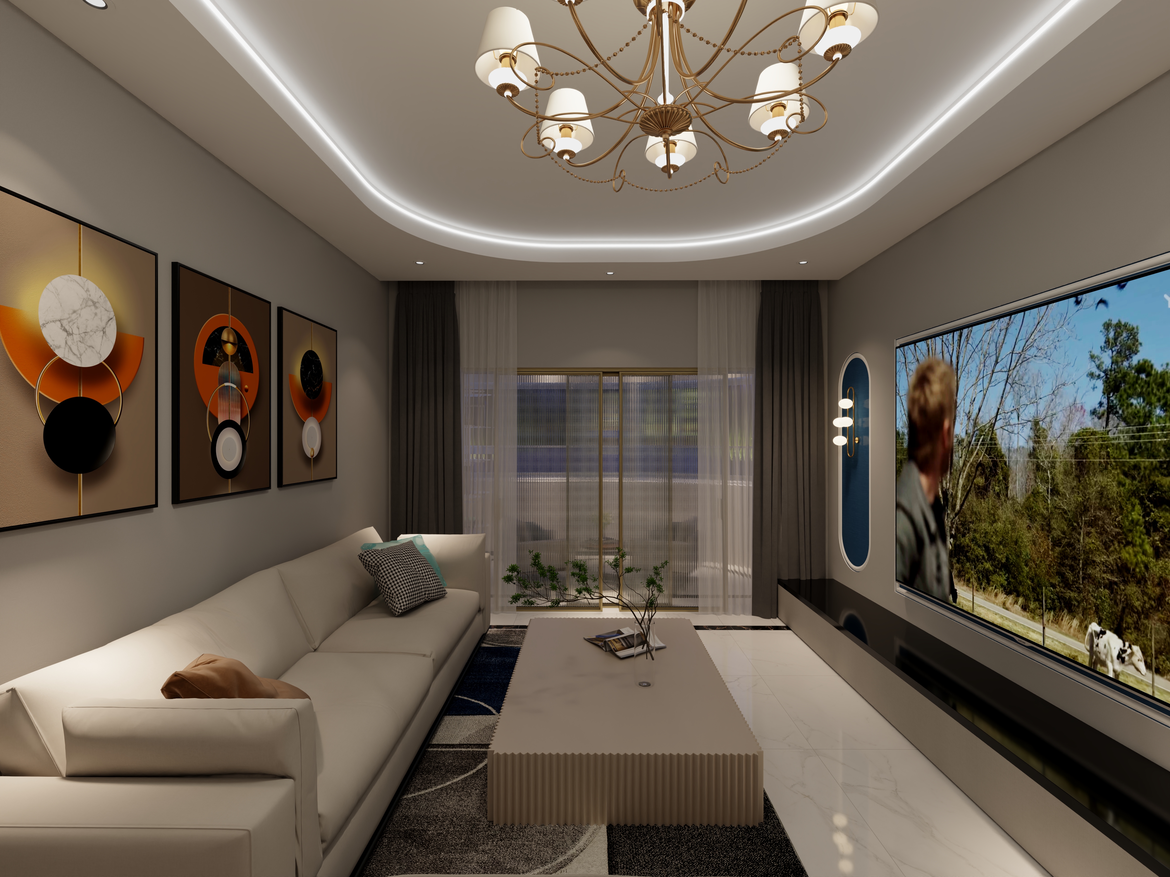 ATAMAN-保利东湾86㎡2室-装修设计方案