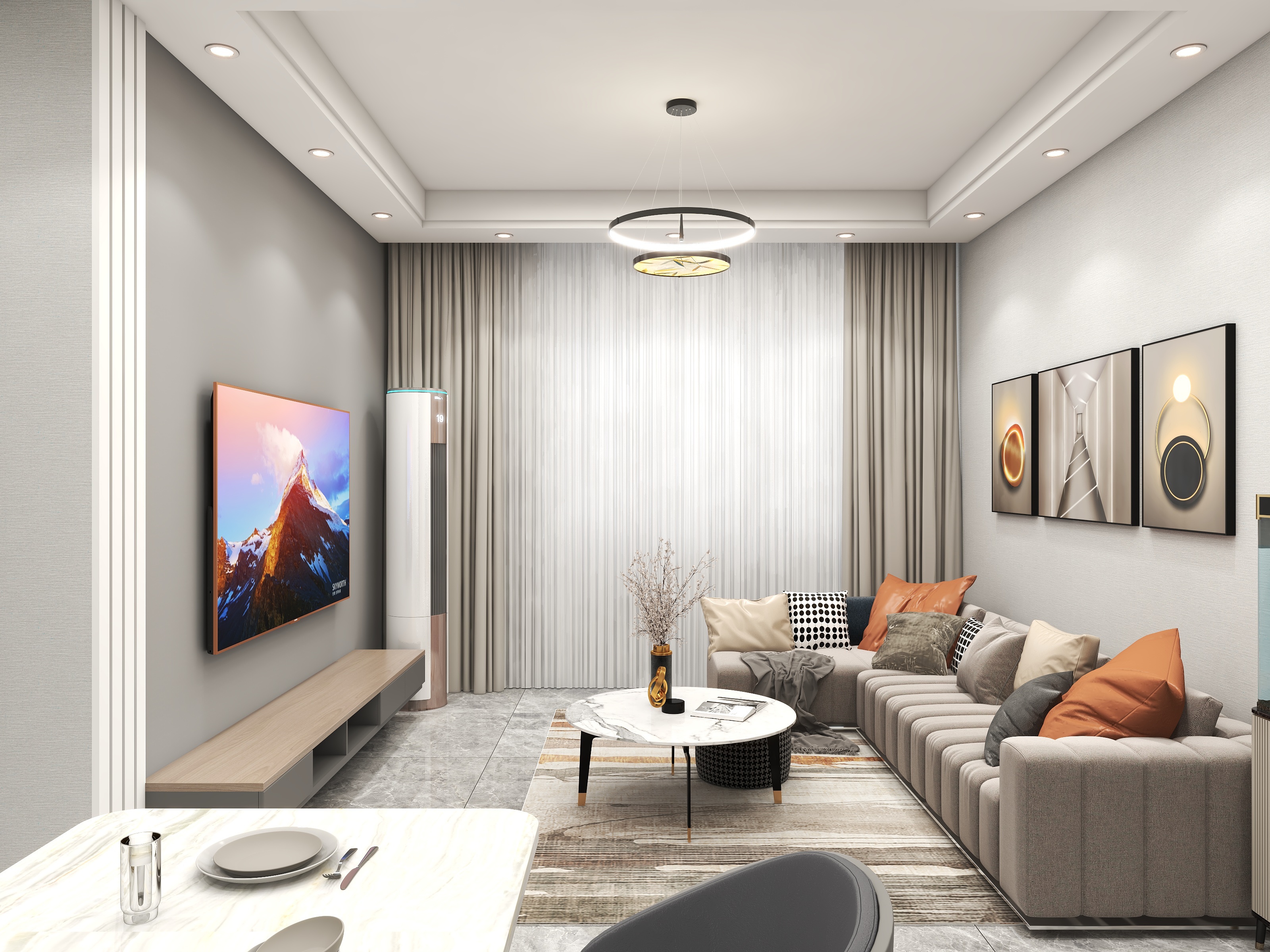 设计师秦彪-夏梵苑2-2-902-装修设计方案