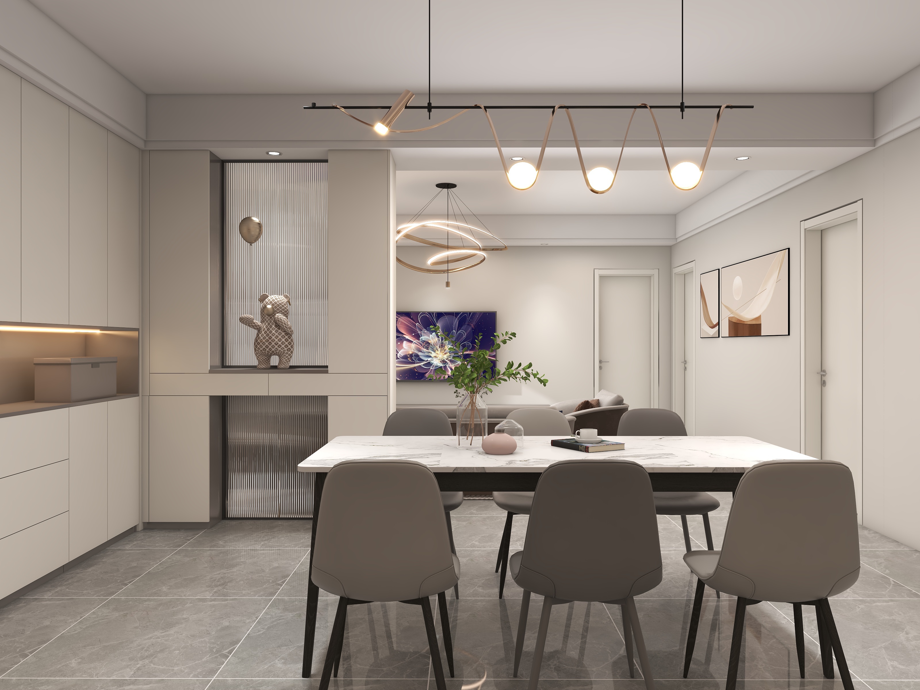 设计师丨刘恒岐-广天颐城-装修设计方案