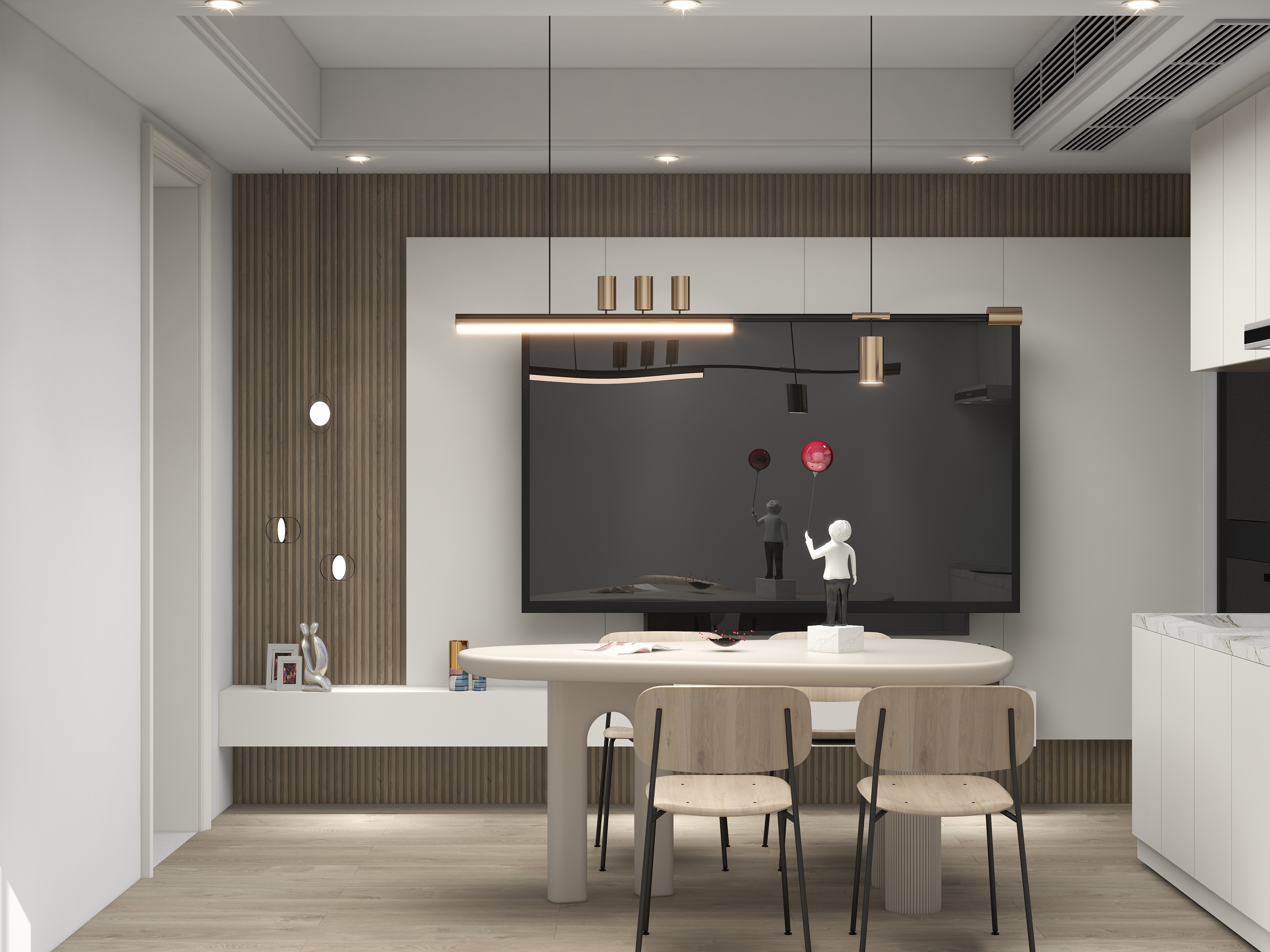 设计师珂源-水陆小区43㎡1室装修效果图