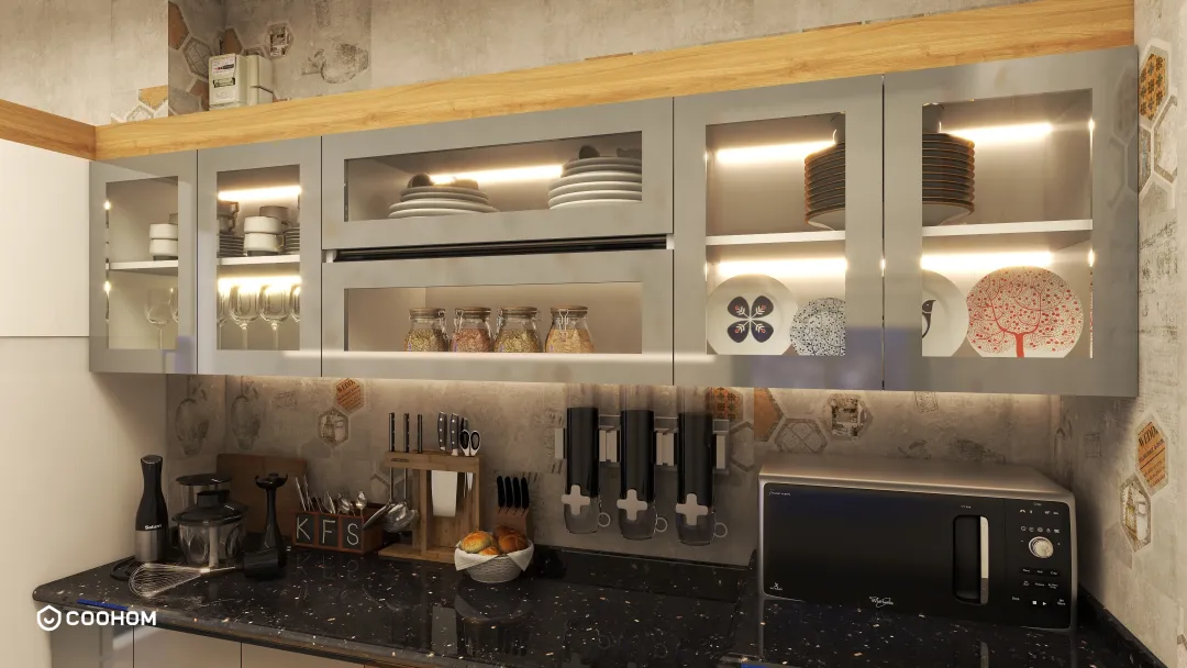 mostafa hosny的装修设计方案:small kitchen