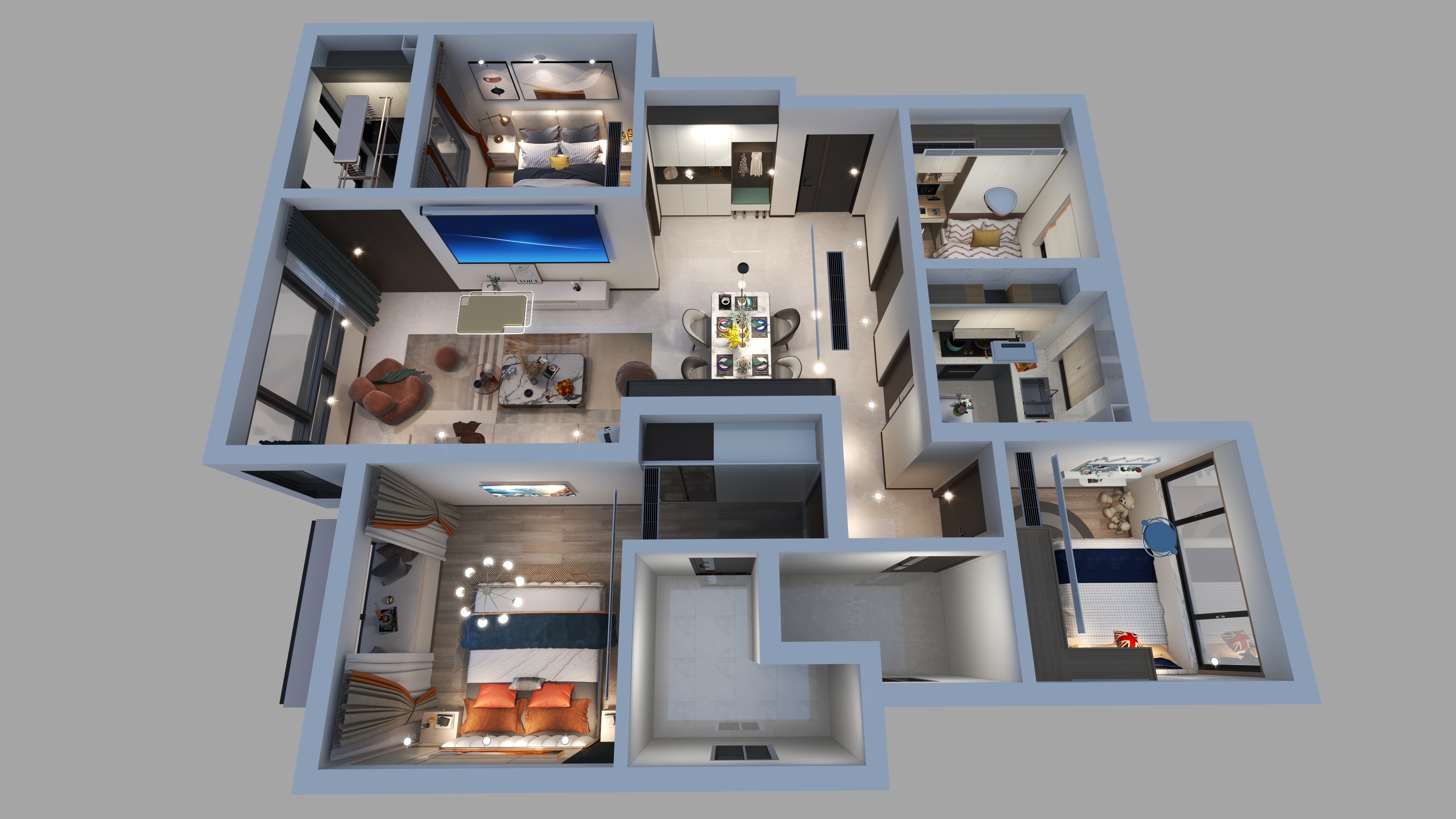 洛森整体木作-翡翠江来-装修设计方案