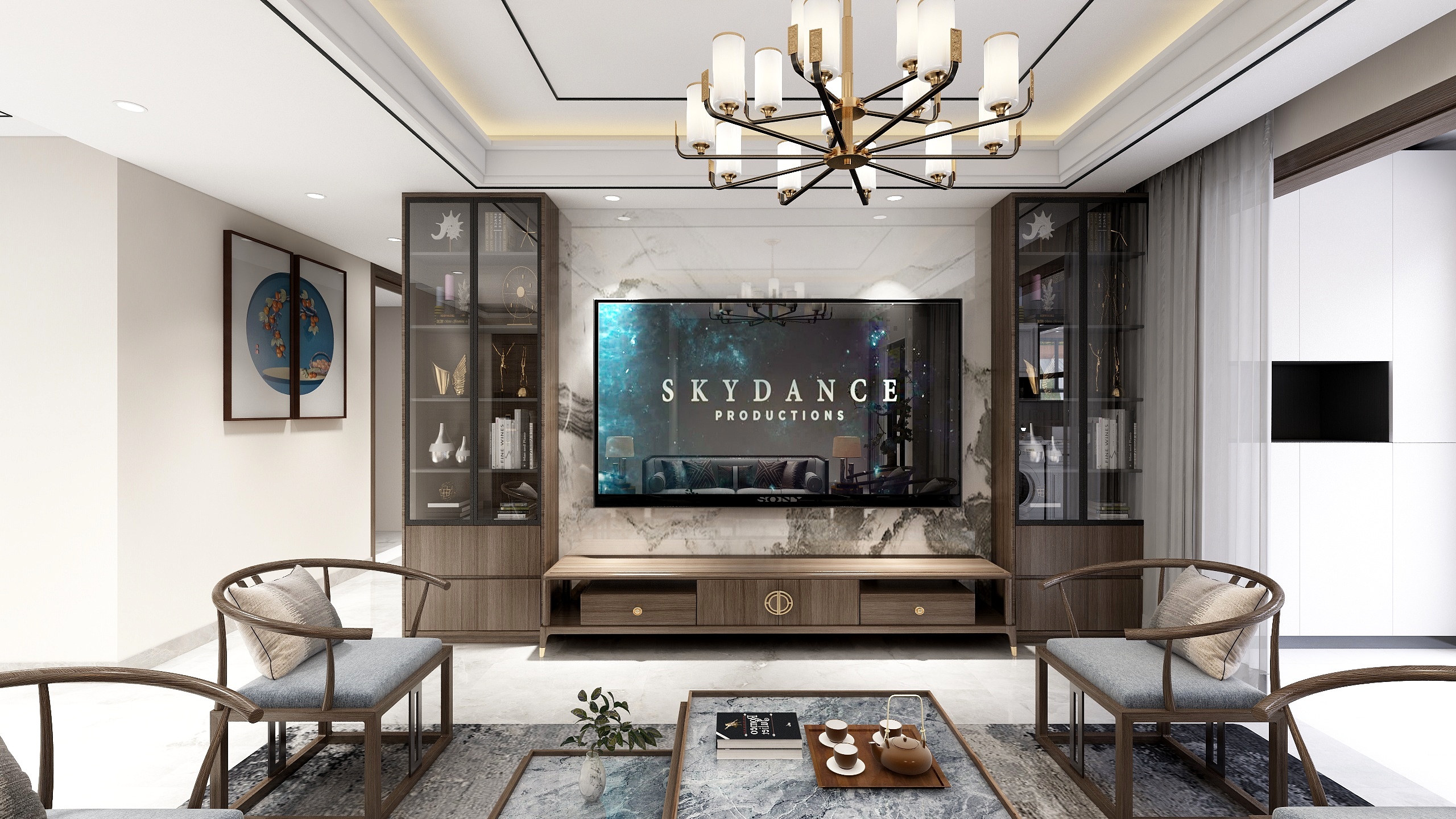 黑子酱i-悅康美景公园287㎡3室-装修设计方案