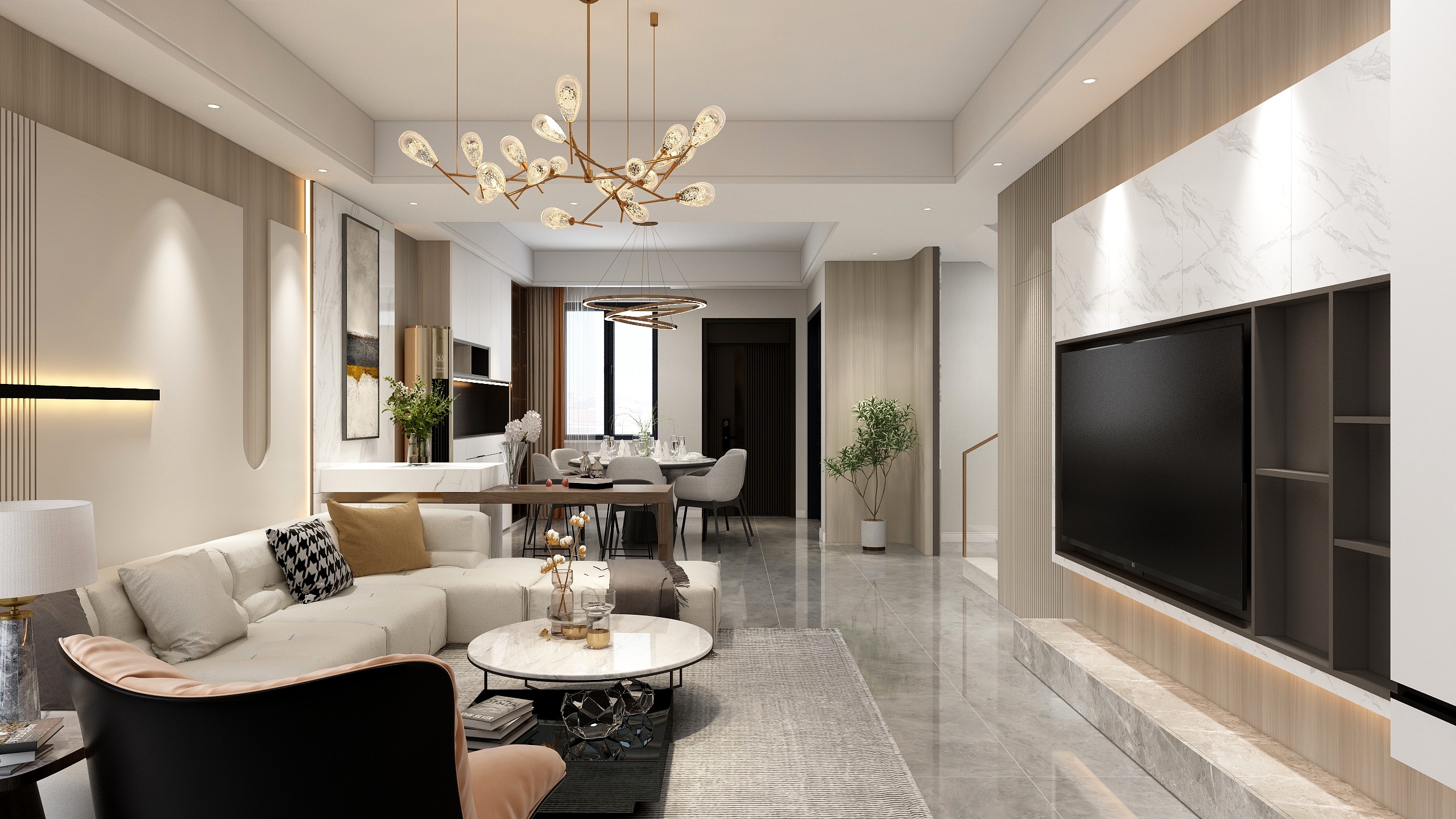 大珂临枫-《摩登-现代》-SHUANGJING-装修设计方案