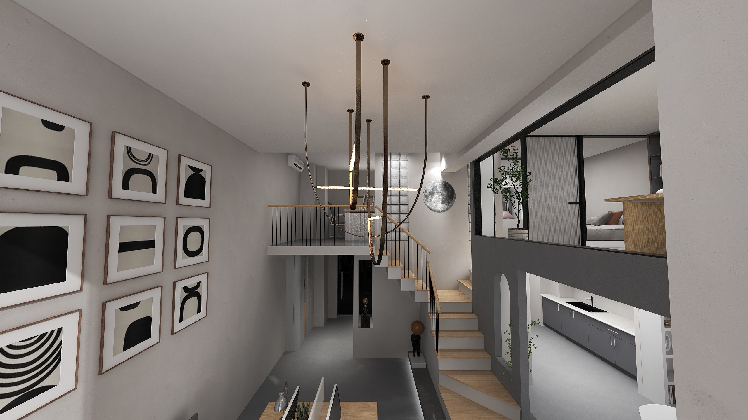 小四四XmMp-小公寓，大办公-装修设计方案