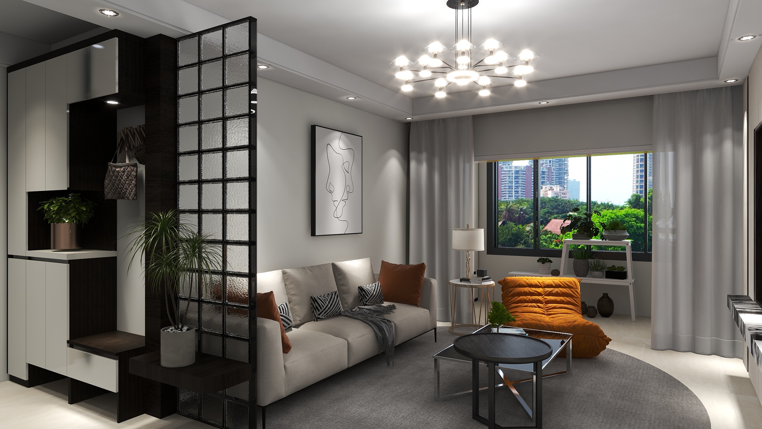 楽壹-现代简约-装修设计方案