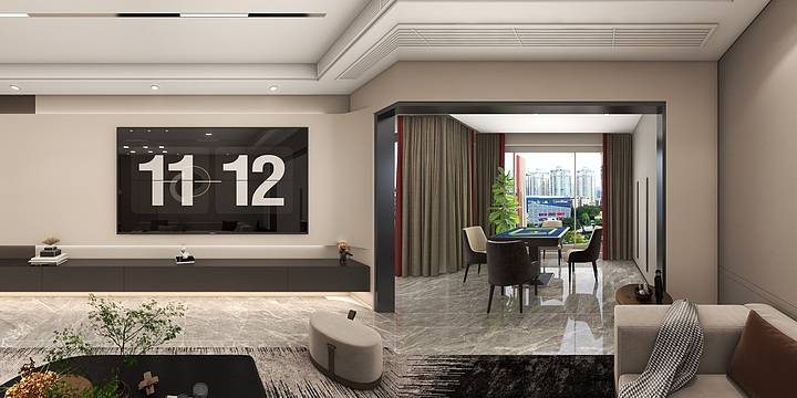 喝瓶可口雪碧-现代静谧-装修设计方案