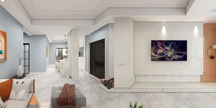 设计师李蓉-南充半山名邸-LR-装修设计方案