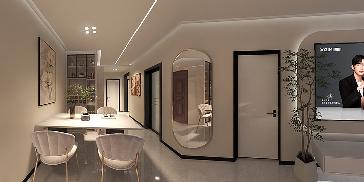 洲桥设计-英四5-4-601-装修设计方案