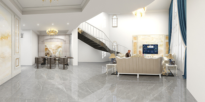 蜀洲工作室陈一十-欧式小别墅0215-01-装修设计方案