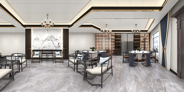 集成整装装饰-段总客厅-装修设计方案