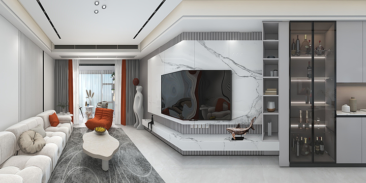 陌名客-中建大公馆三期11栋2单元2003D-装修设计方案