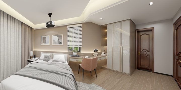 设计_柱-石龙别墅二层次卧-3.10-装修设计方案