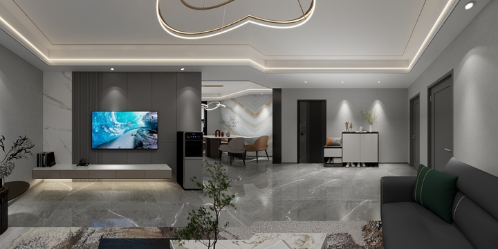 艺仁空间设计-南贺小区1-2-902（现代简约）-装修设计方案