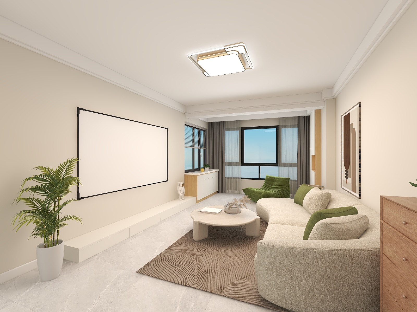 宋雯霞-75㎡2室-装修设计方案