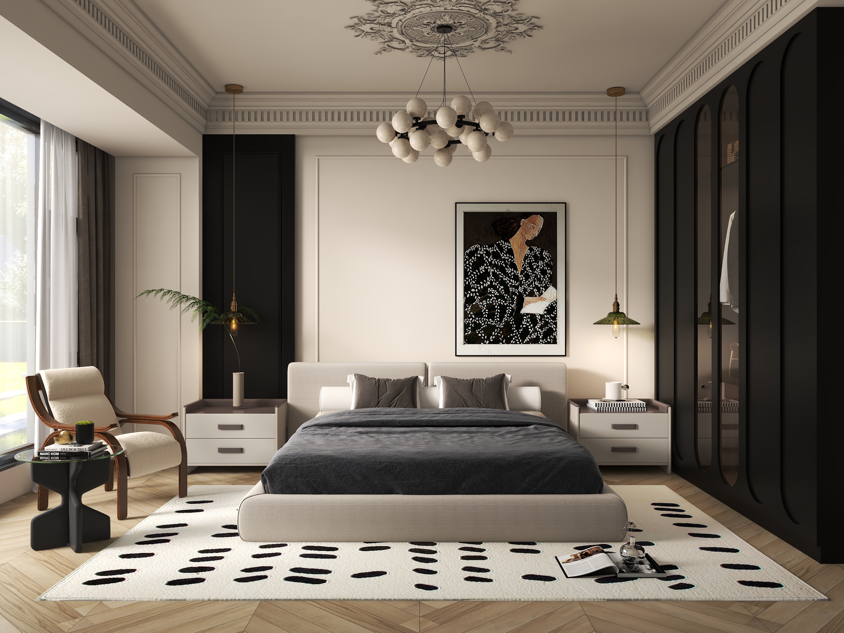 林家仁-中古卧室 案例-装修设计方案