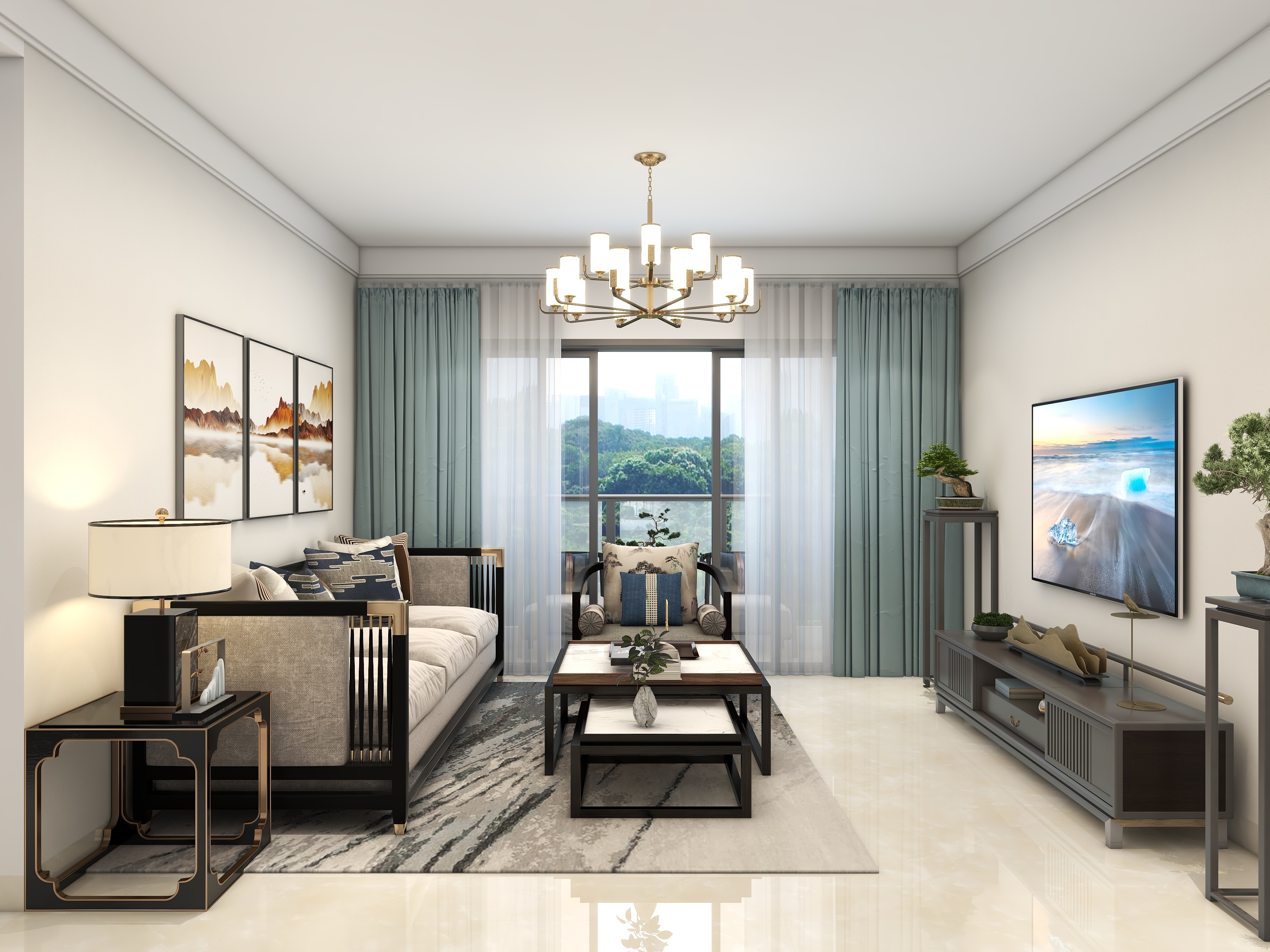 简画个图-鸿润滕韵花园2-装修设计方案