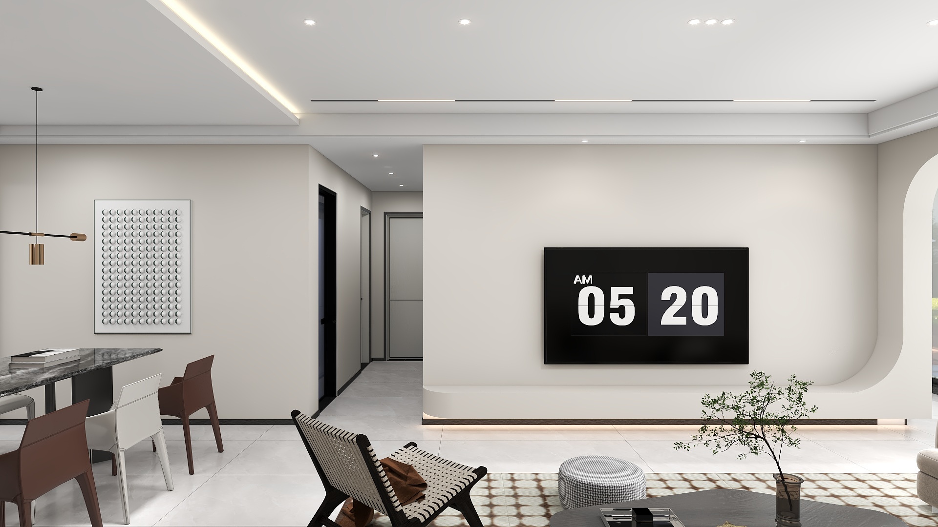 暴力奶兔丶-现代客厅-装修设计方案