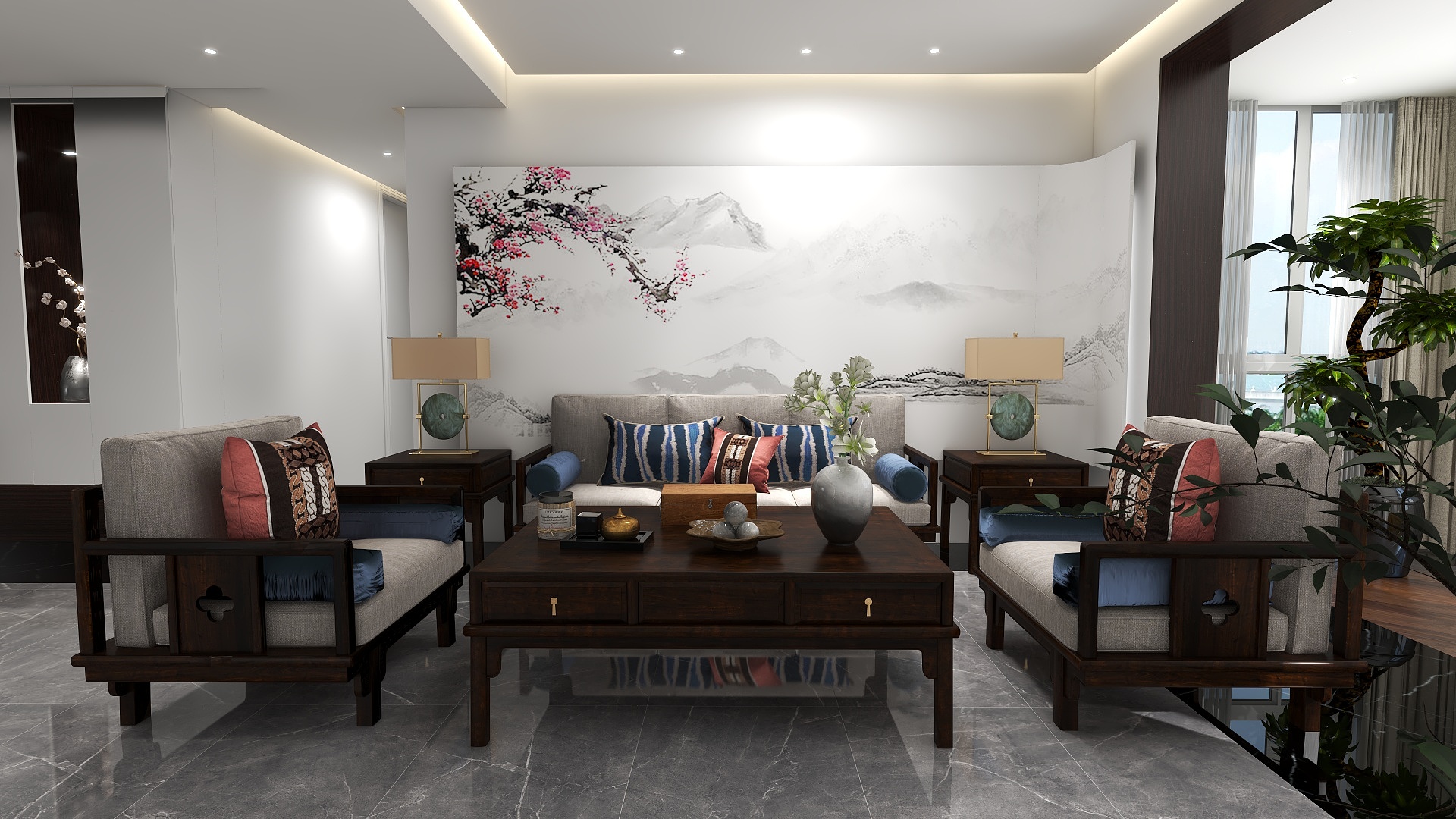 weixRigW-中海寰宇天下1期146㎡3室装修效果图