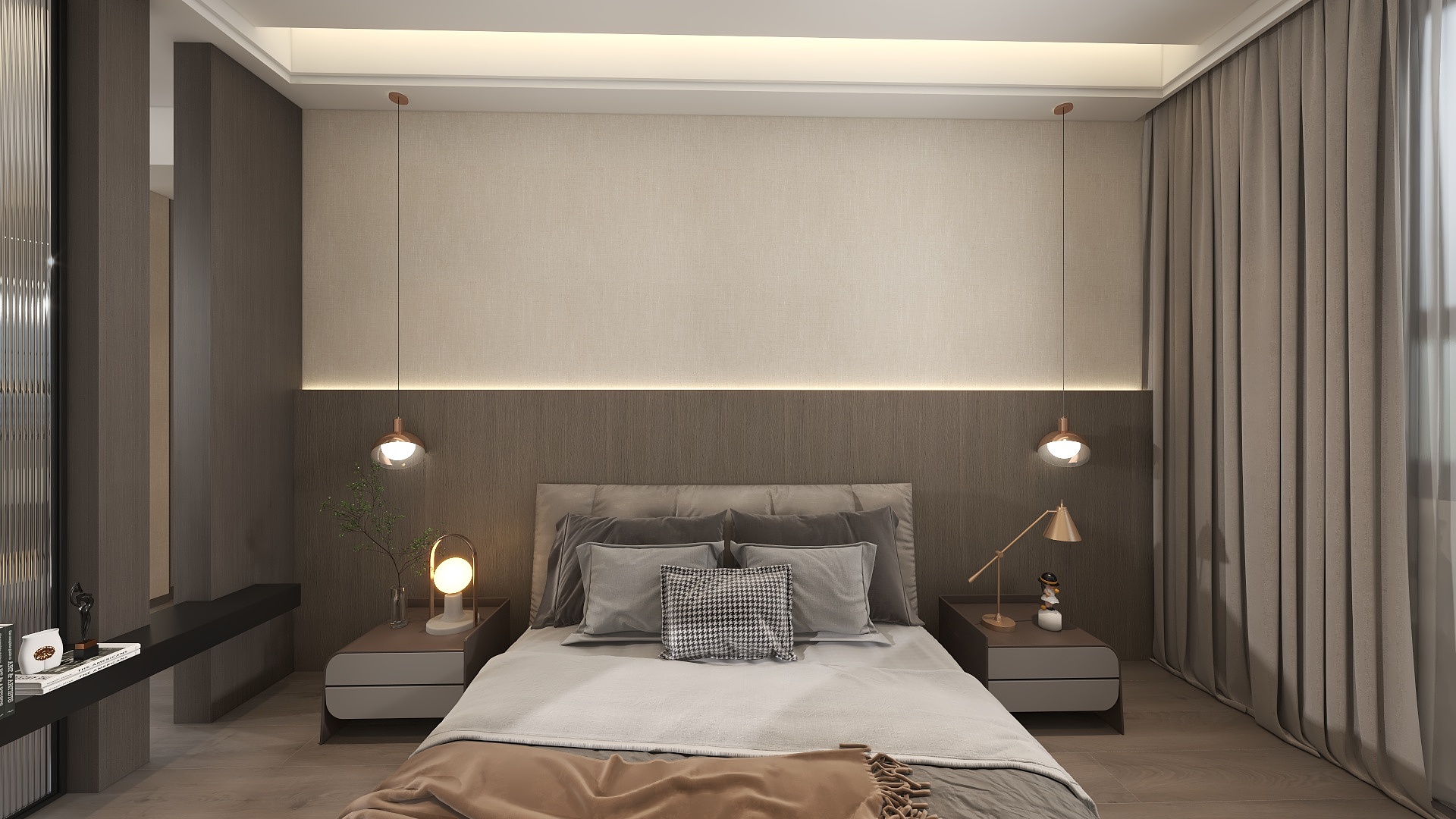 设计师陈宇杰-港边套房-装修设计方案