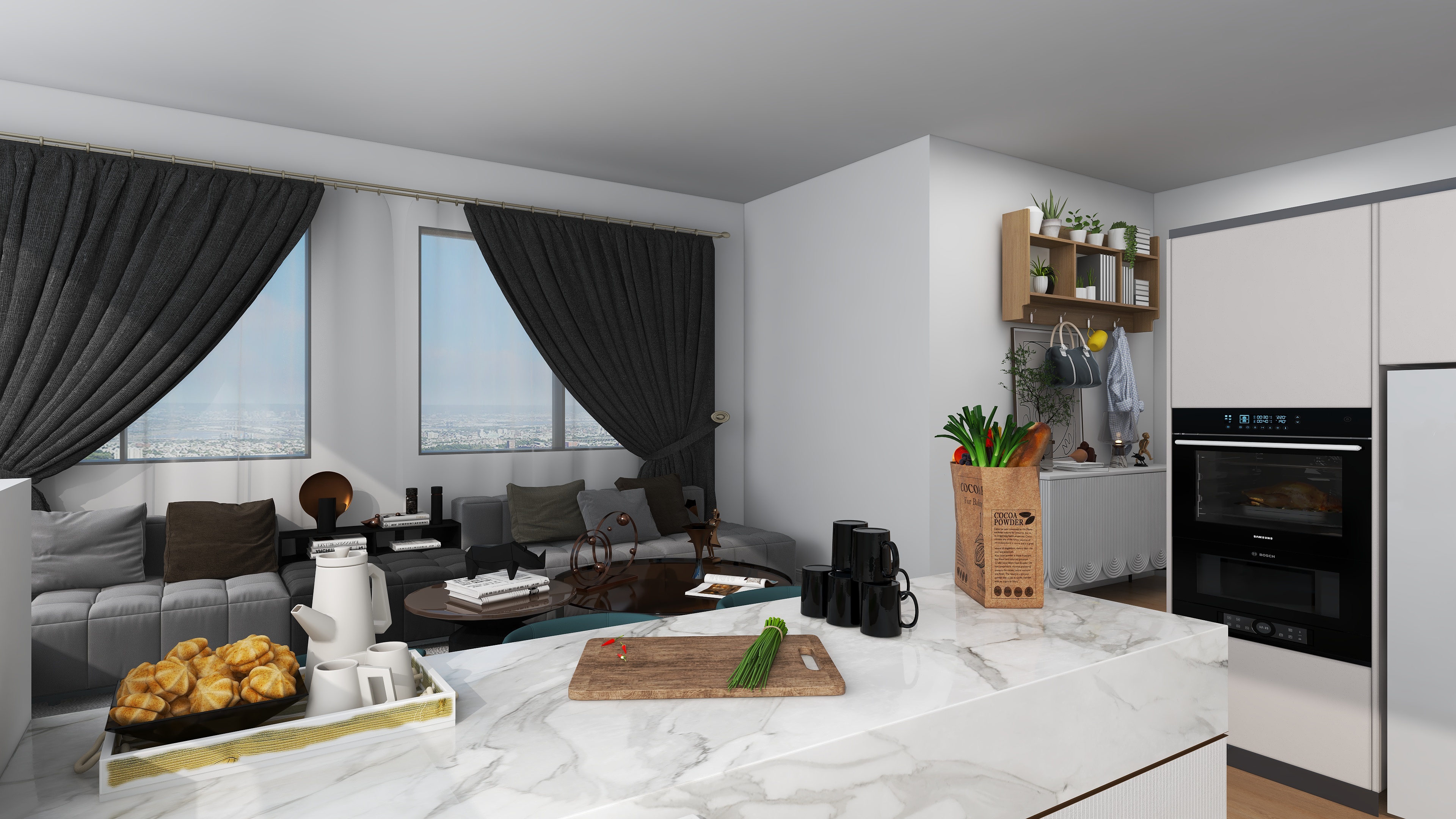 nadia.ababou25的装修设计方案:Modern Appartement 