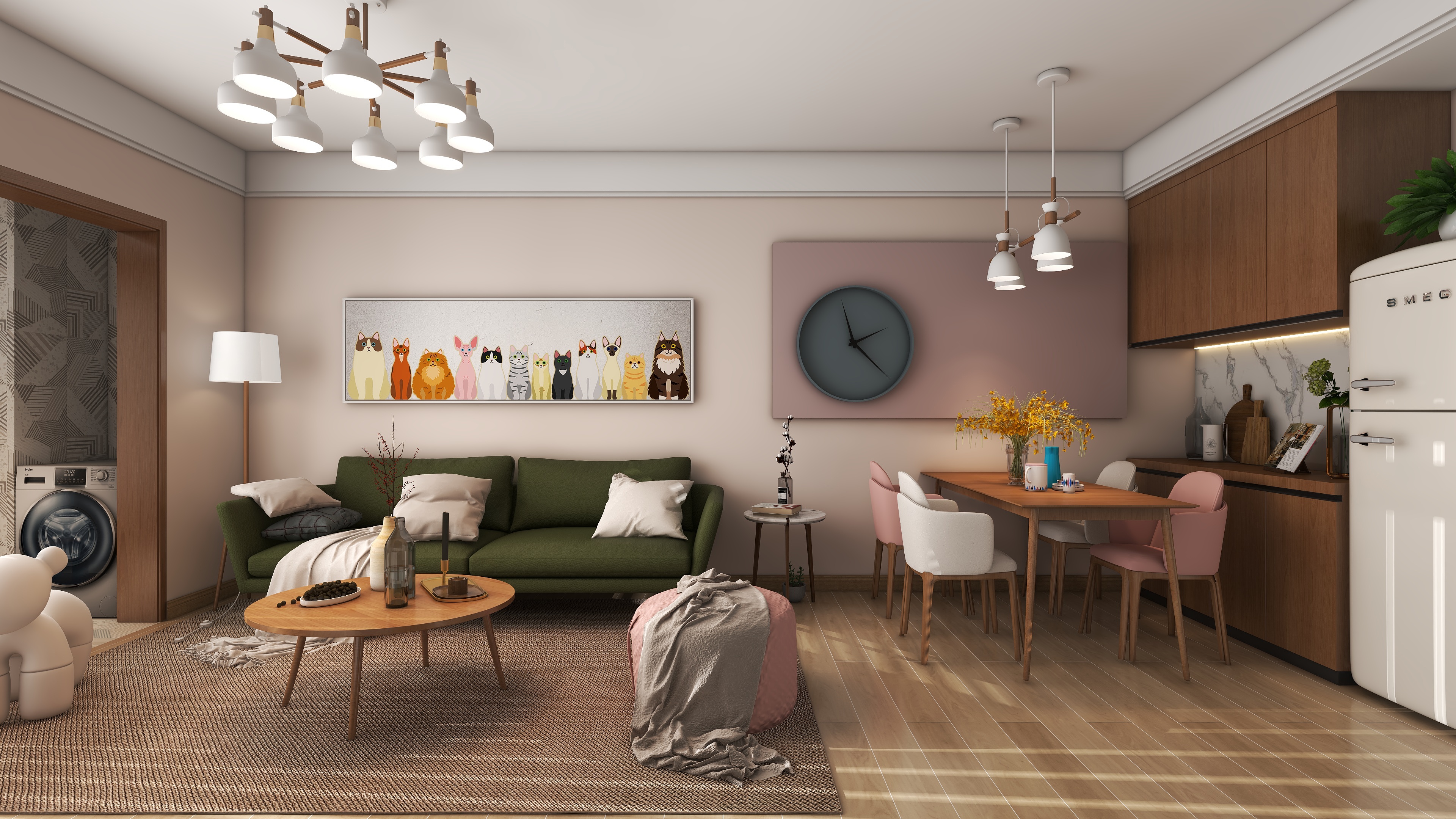 零九设计-83㎡3室-装修设计方案