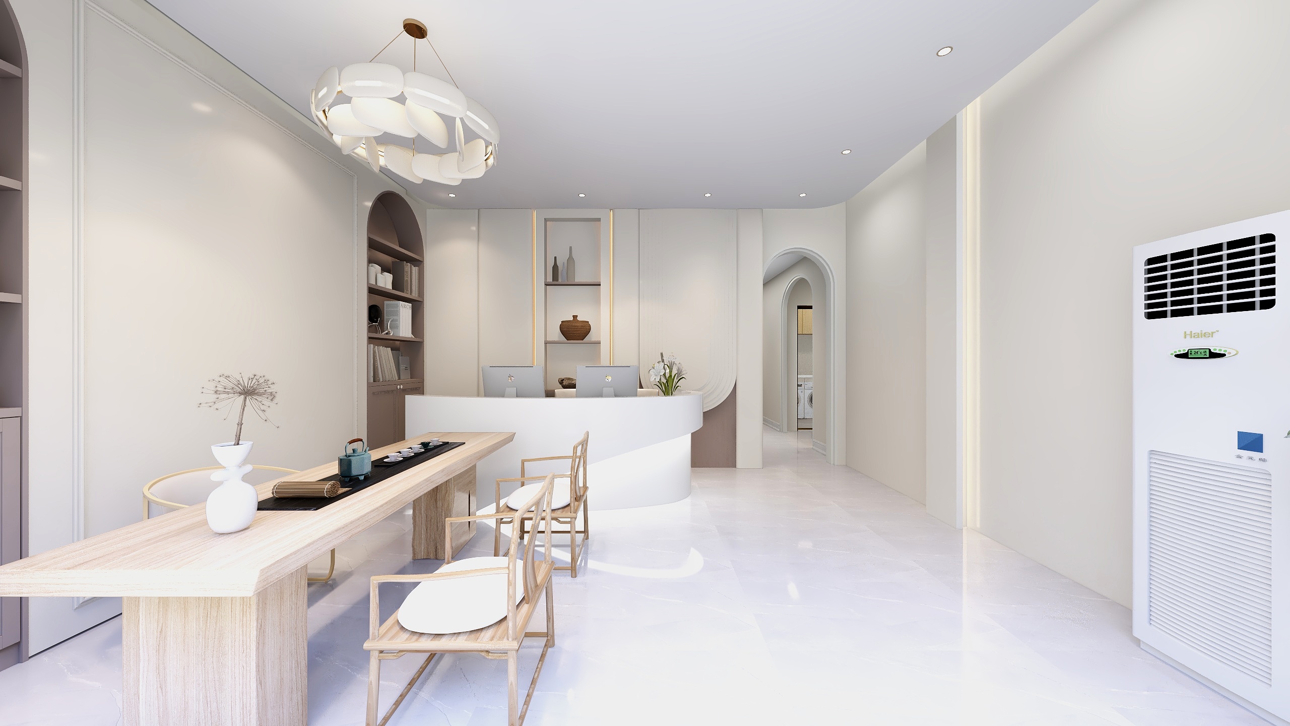 全案设计黎工-美容院原始结构图-副本-装修设计方案