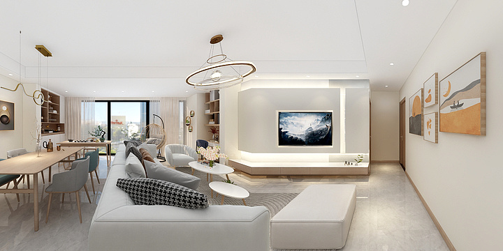 设计师唐洪伟-东林道高先生雅居-设计师唐洪伟-装修设计方案