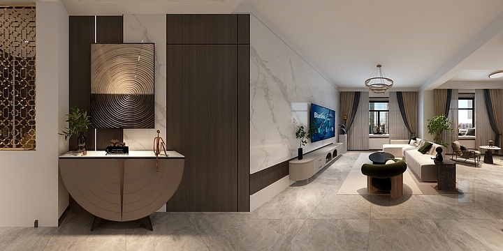 陶恒兵-熙湖明珠14#东户210㎡-装修设计方案