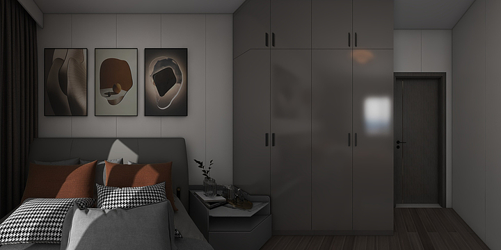 设计工作室效果图-开阳易安小区-装修设计方案