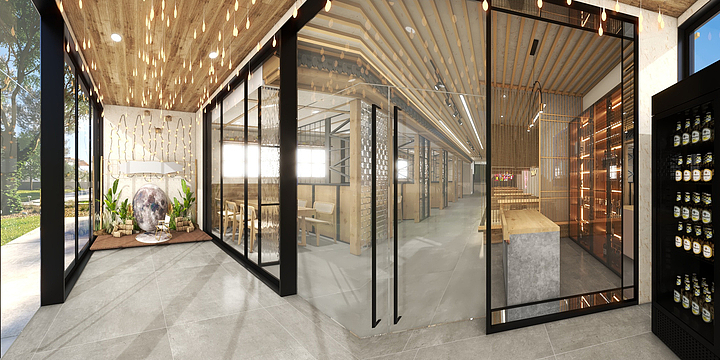 程士菠無相设计-原木风啤酒屋-装修设计方案