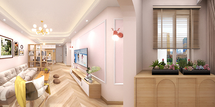 150****3355oyAC-海德公园81㎡3室-装修设计方案