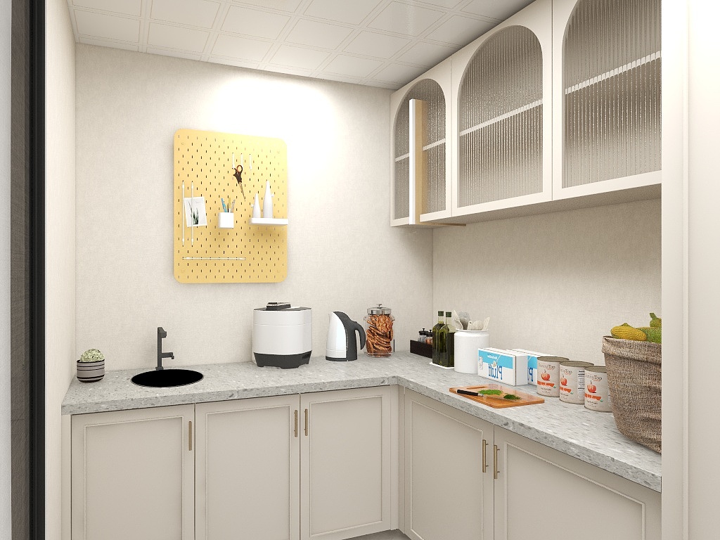 田靖怡-奶油风居住空间设计-装修设计方案