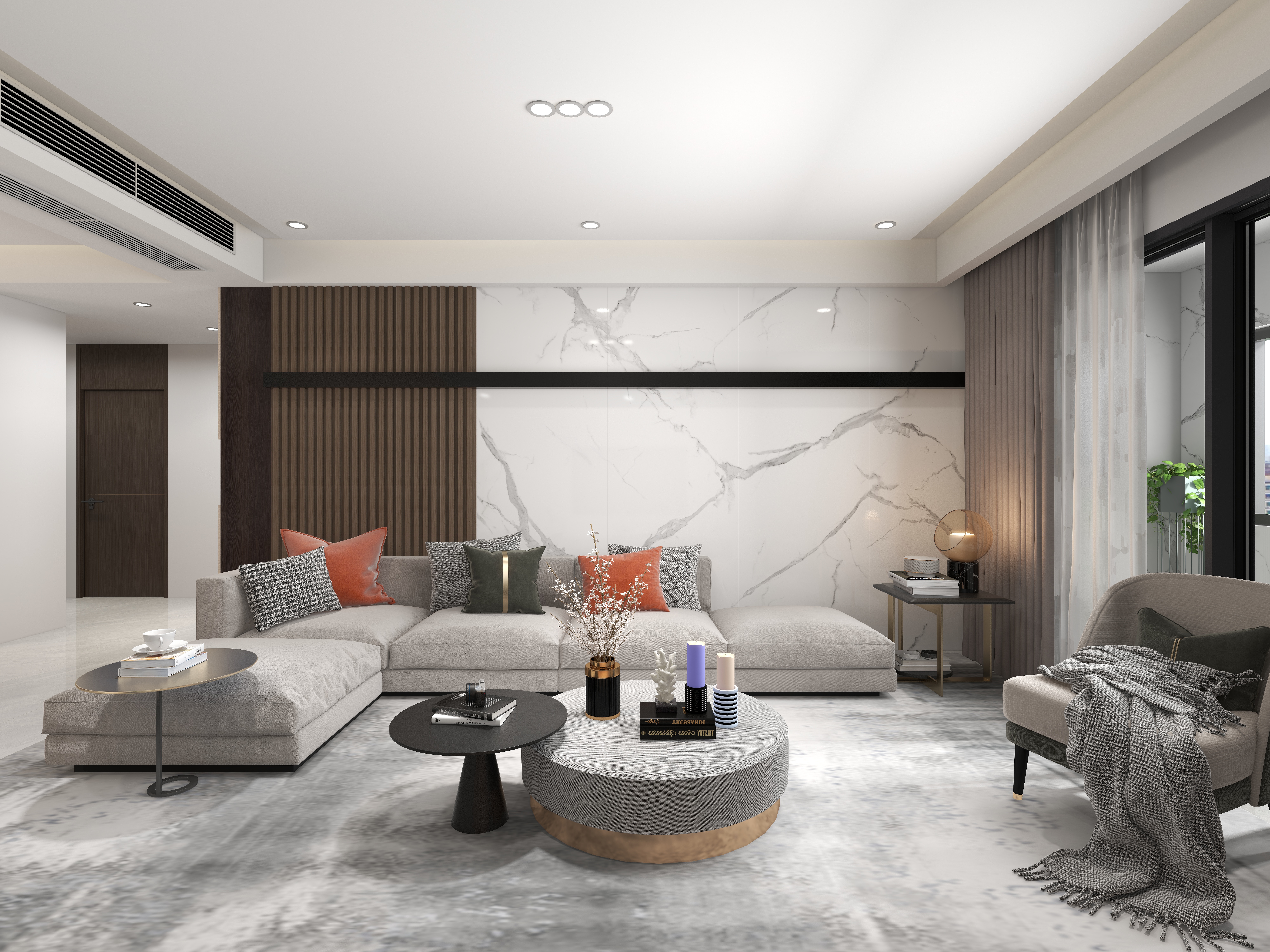 木乂朝-现代简约 115㎡4室-装修设计方案