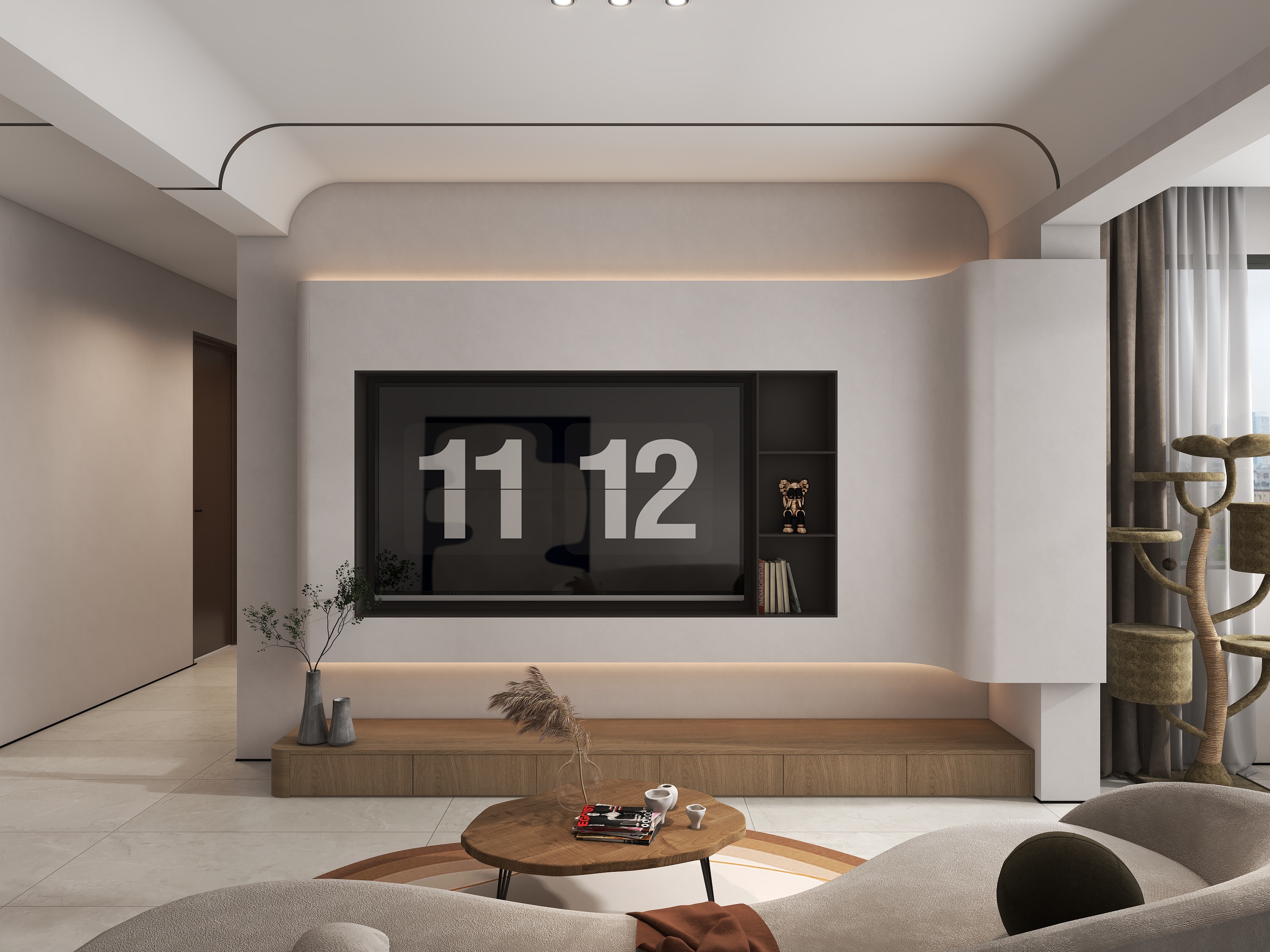 张宇星丨全案设计-海德公园80㎡3室-装修设计方案