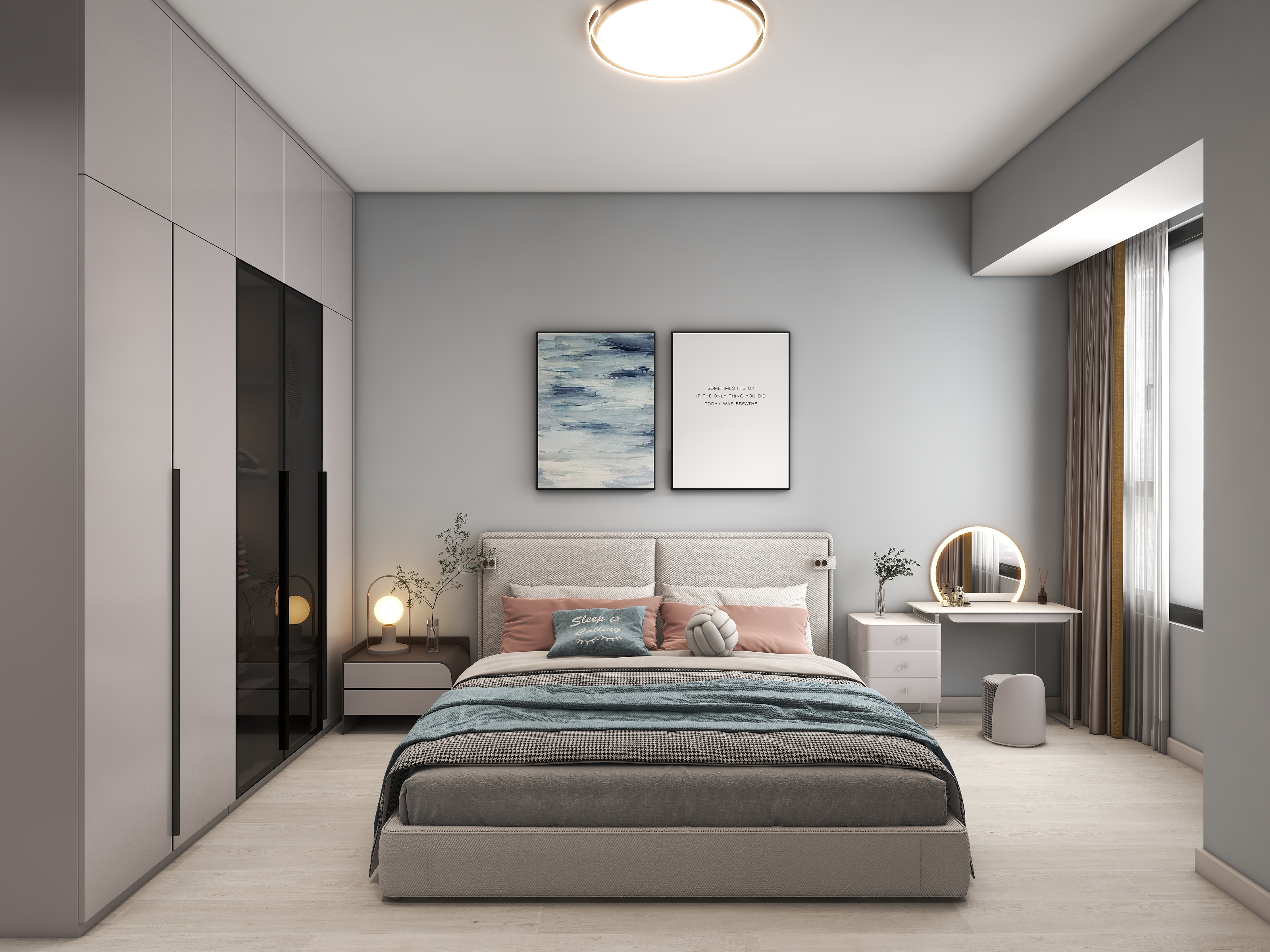 HAPPY11-泰基·巴黎春天122㎡4室-装修设计方案