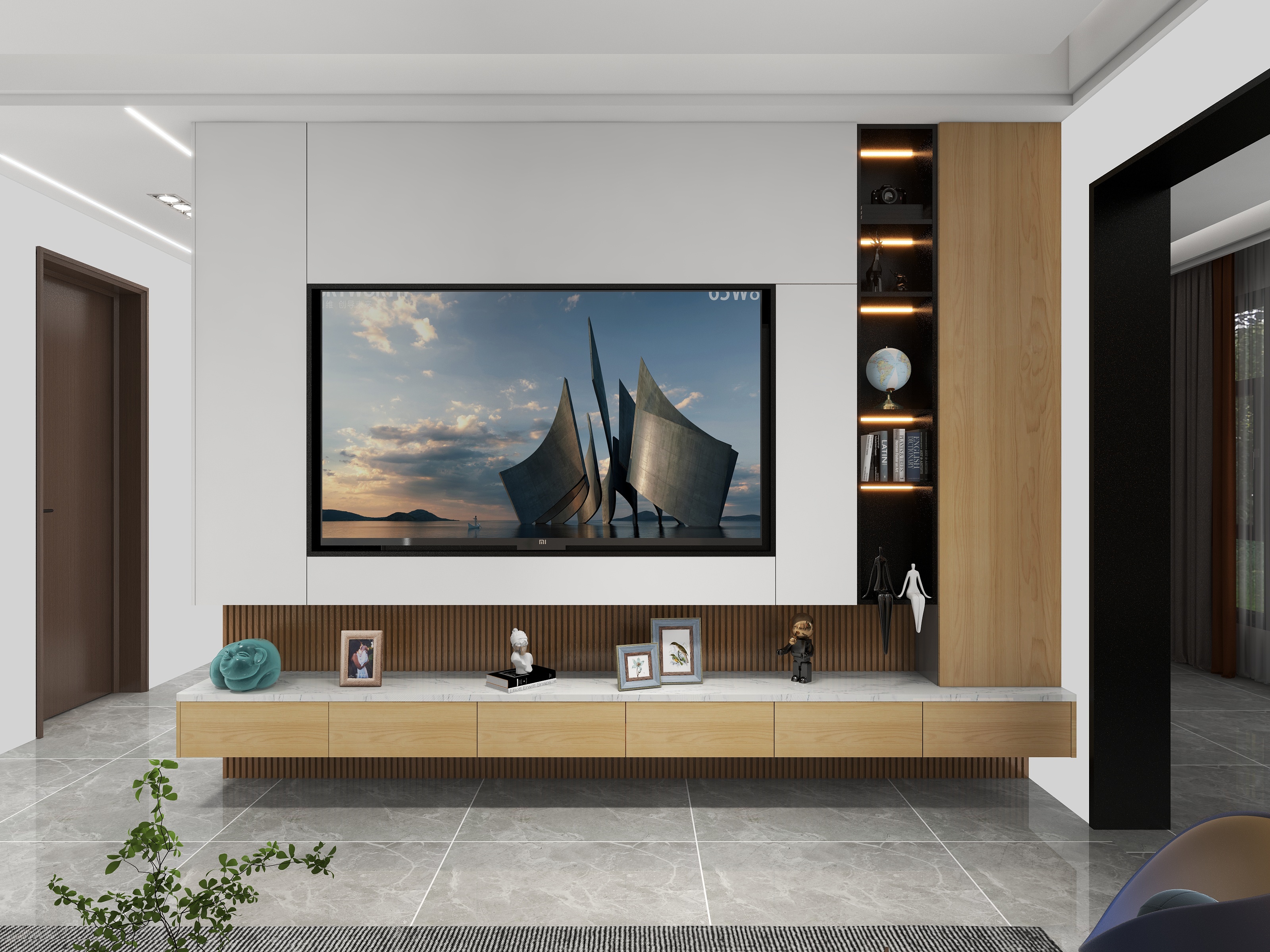 敏歌设计-华夏院子-现代简约-装修设计方案