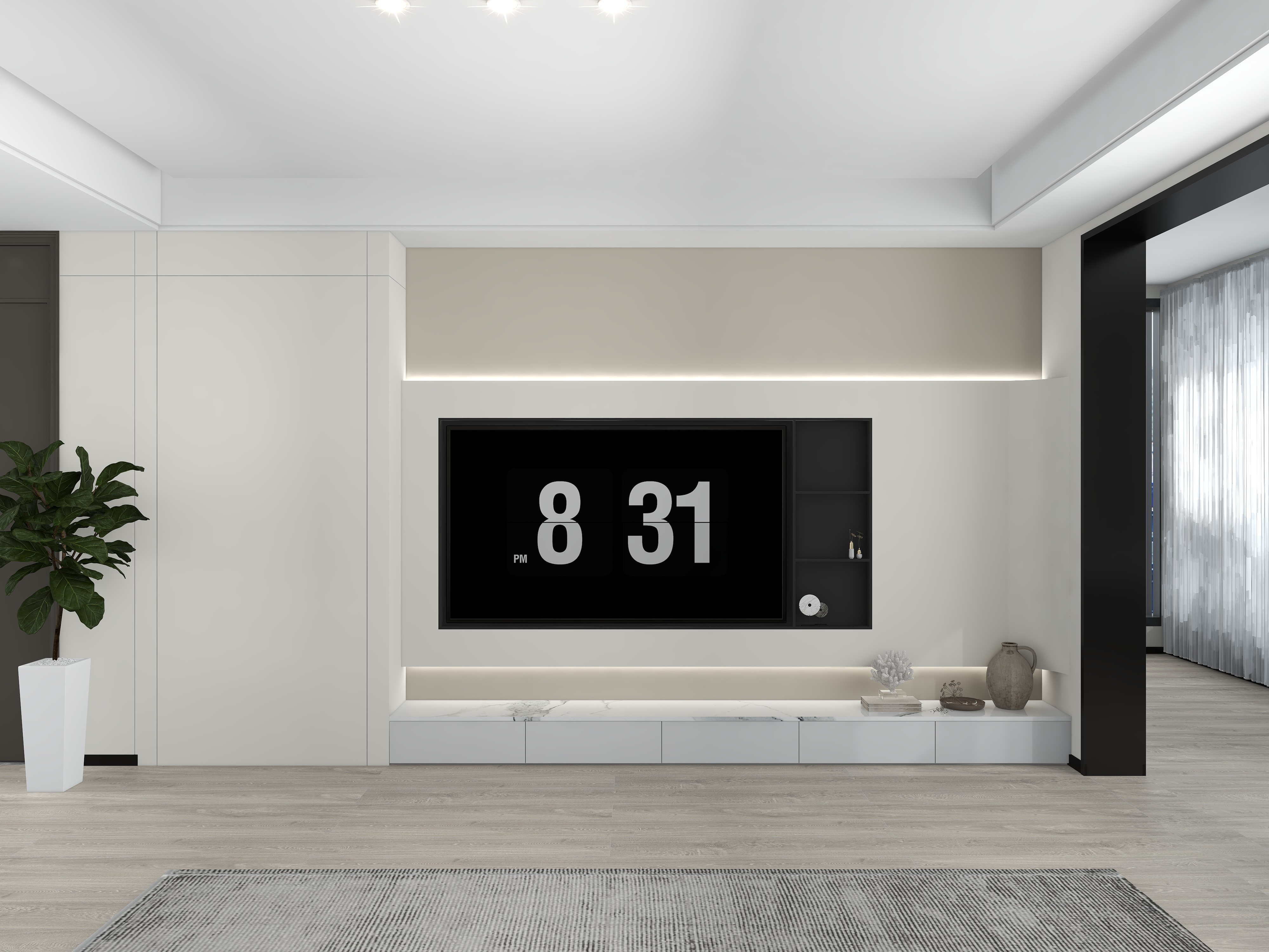 庞邦虎-和瑞园140平三房-装修设计方案