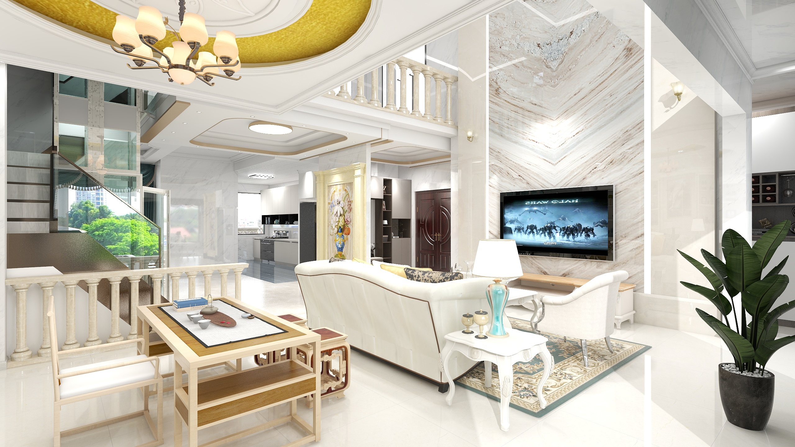 酒香Hluo-255平小别墅装修效果图