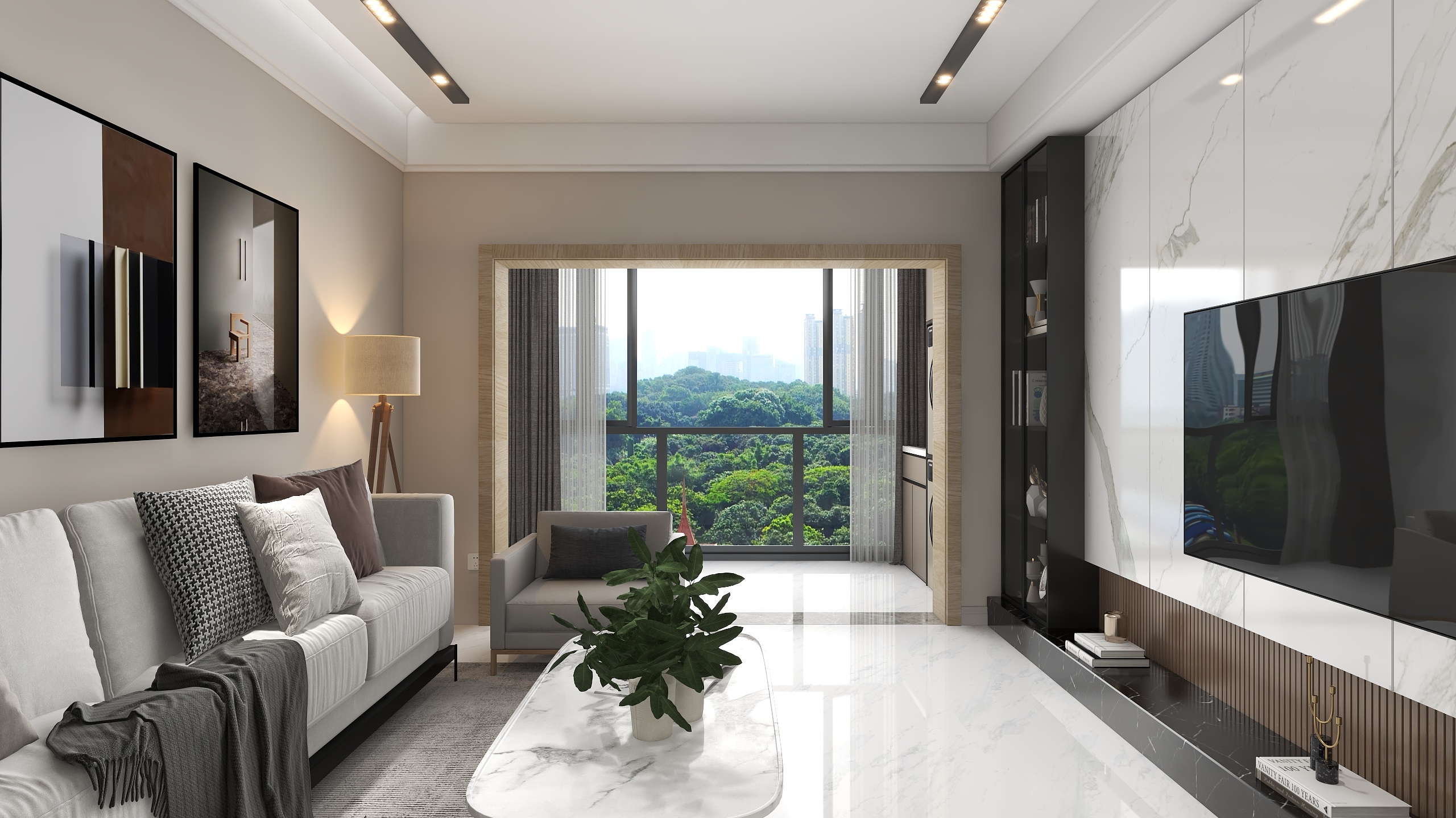 大男人36-常熟82㎡2室-装修设计方案