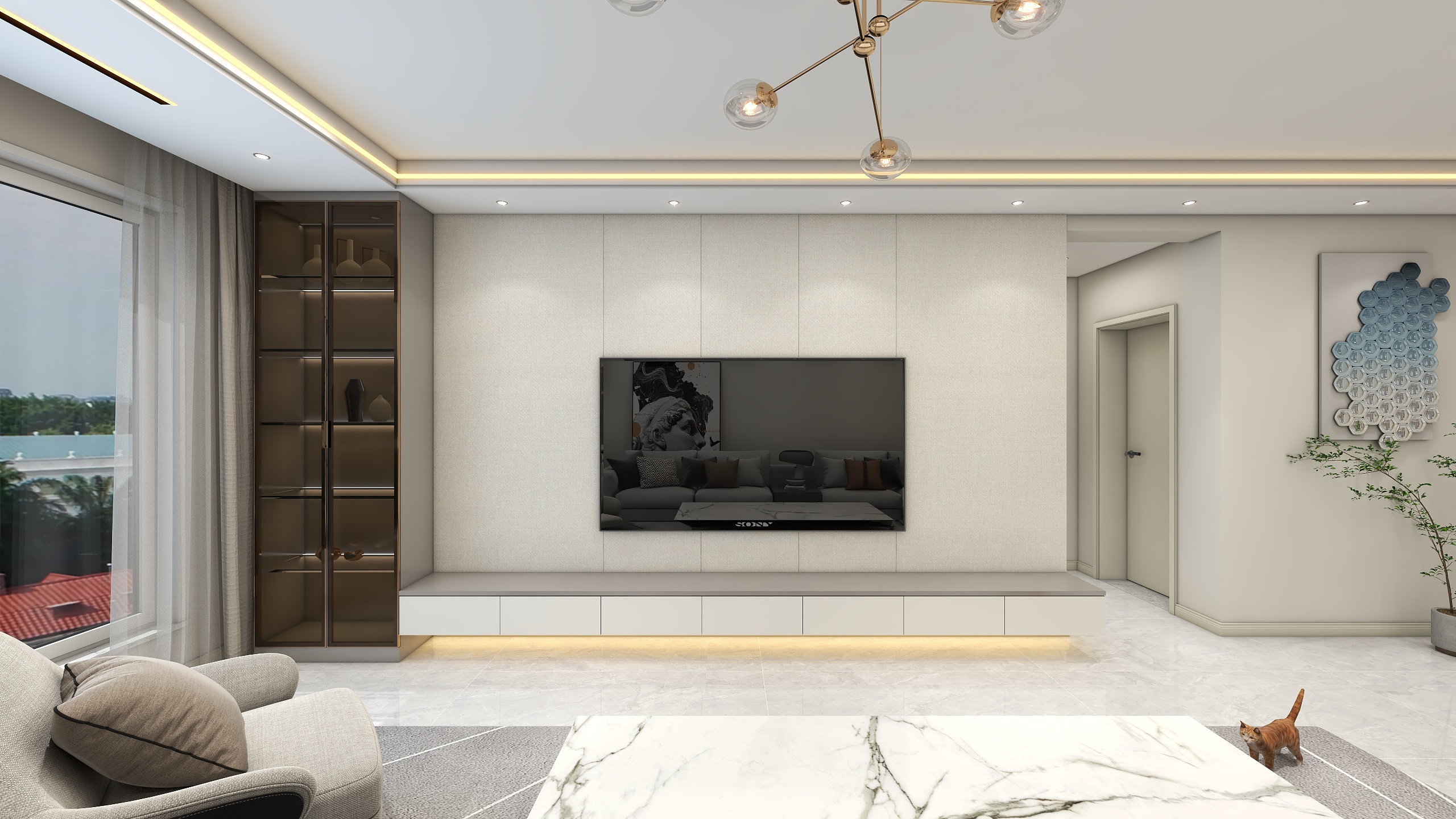 环宇0315-东盛苑(胜利东路)122㎡2室装修效果图