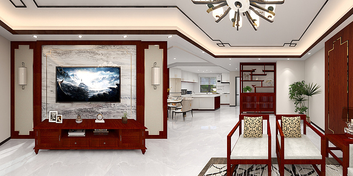 千计变-蓝天御府 三层别墅-装修设计方案