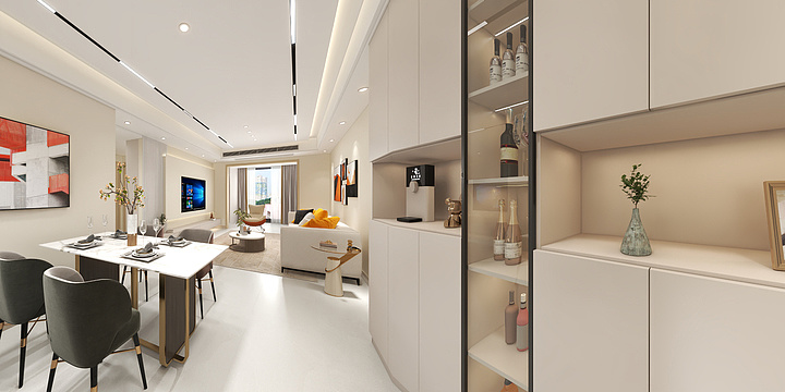 桦易装饰-元亨梦想城5-801-装修设计方案