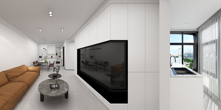 屿悦设计一施工Design-双流区·圣菲TOWN城-装修设计方案