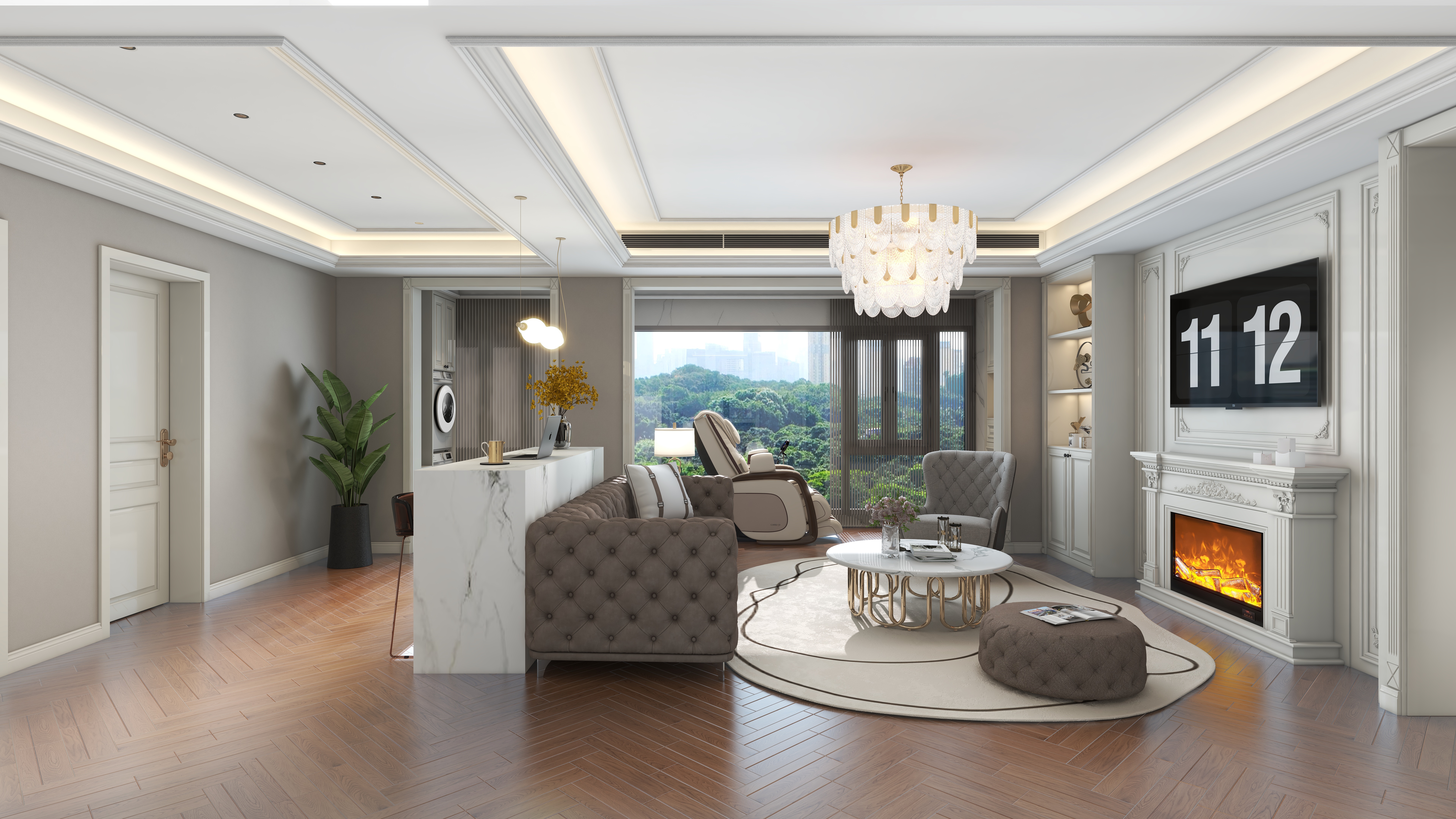 萧虎-129㎡3室-装修设计方案